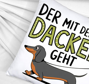 Pummeliger Dackel - Der mit dem Dackel Kissen