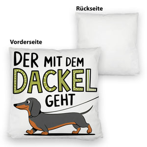 Pummeliger Dackel - Der mit dem Dackel Kissen