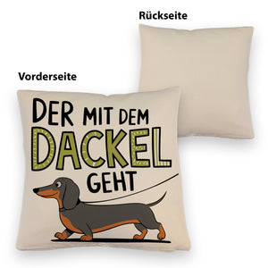 Pummeliger Dackel - Der mit dem Dackel Kissen