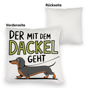 Pummeliger Dackel - Der mit dem Dackel Kissen