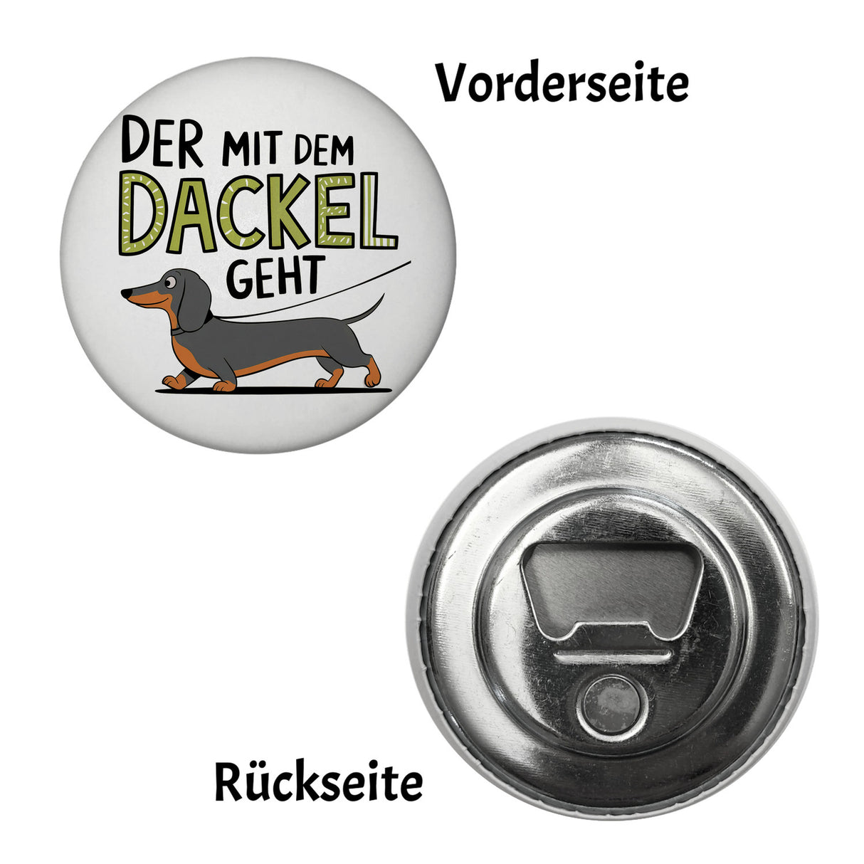 Pummeliger Dackel - Der mit dem Dackel Magnet