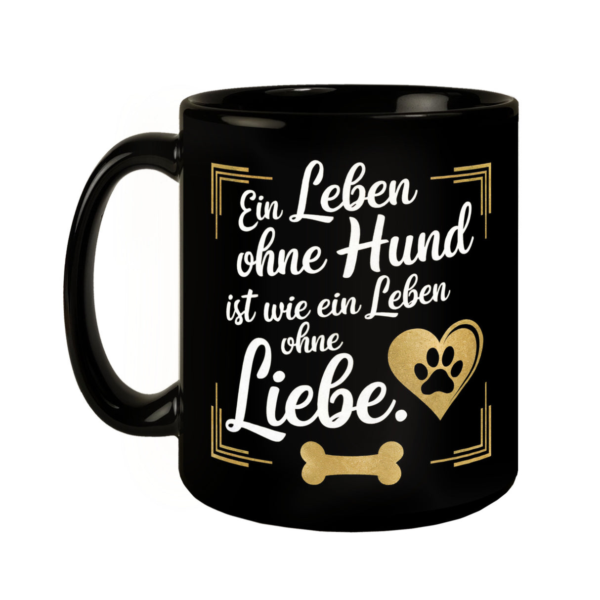 Leben ohne Hund ist wie Leben ohne Liebe Kaffeebecher