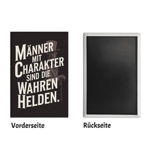 Männer mit Charakter sind die wahren Helden Souvenir Souvenir Magnet