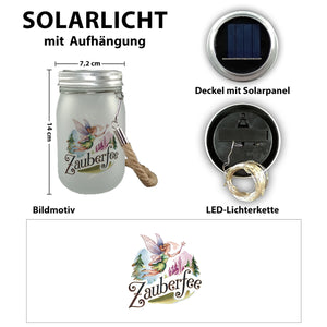 Zauberfee mit Zauberstab Solarlicht