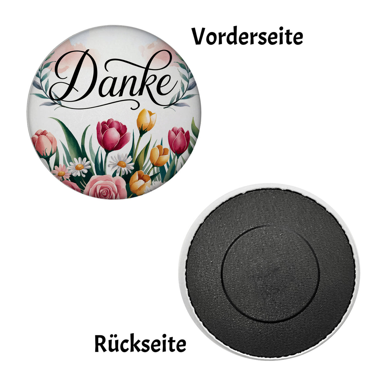 Blumenwiese Danke Magnet - Dankeschön