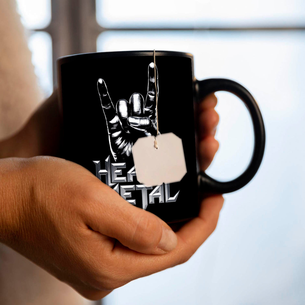 Rockzeichen Hand - Heavy Metal Tasse