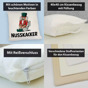 Nussknacker auf Toilette Kissen - Nusskacker