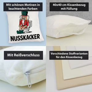 Nussknacker auf Toilette Kissen - Nusskacker