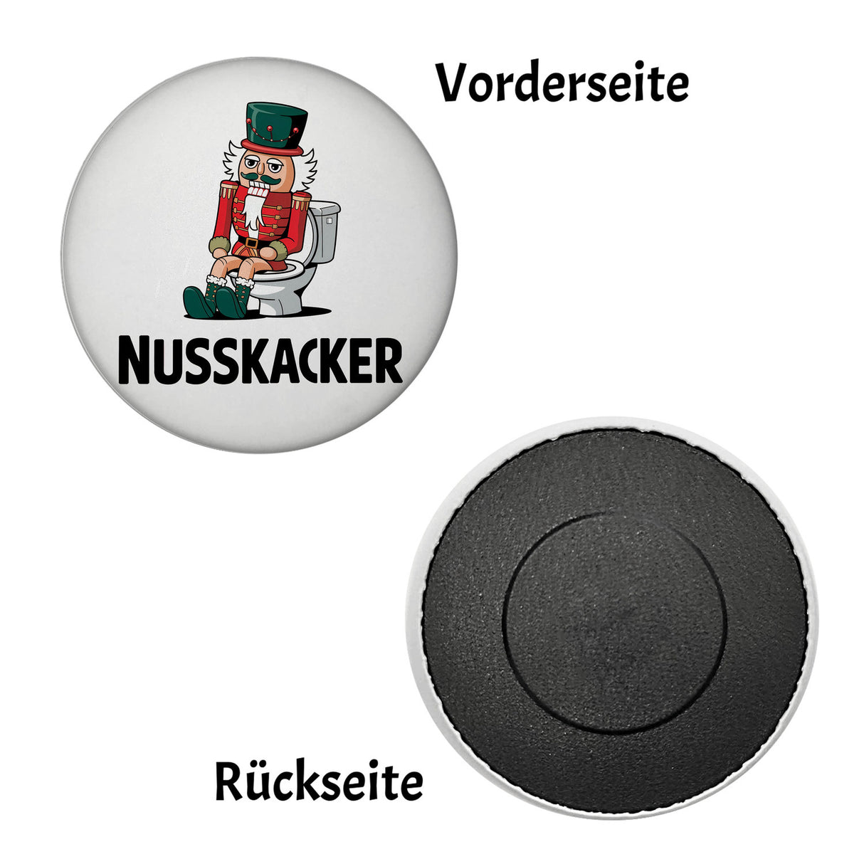 Nussknacker auf Toilette Magnet - Nusskacker