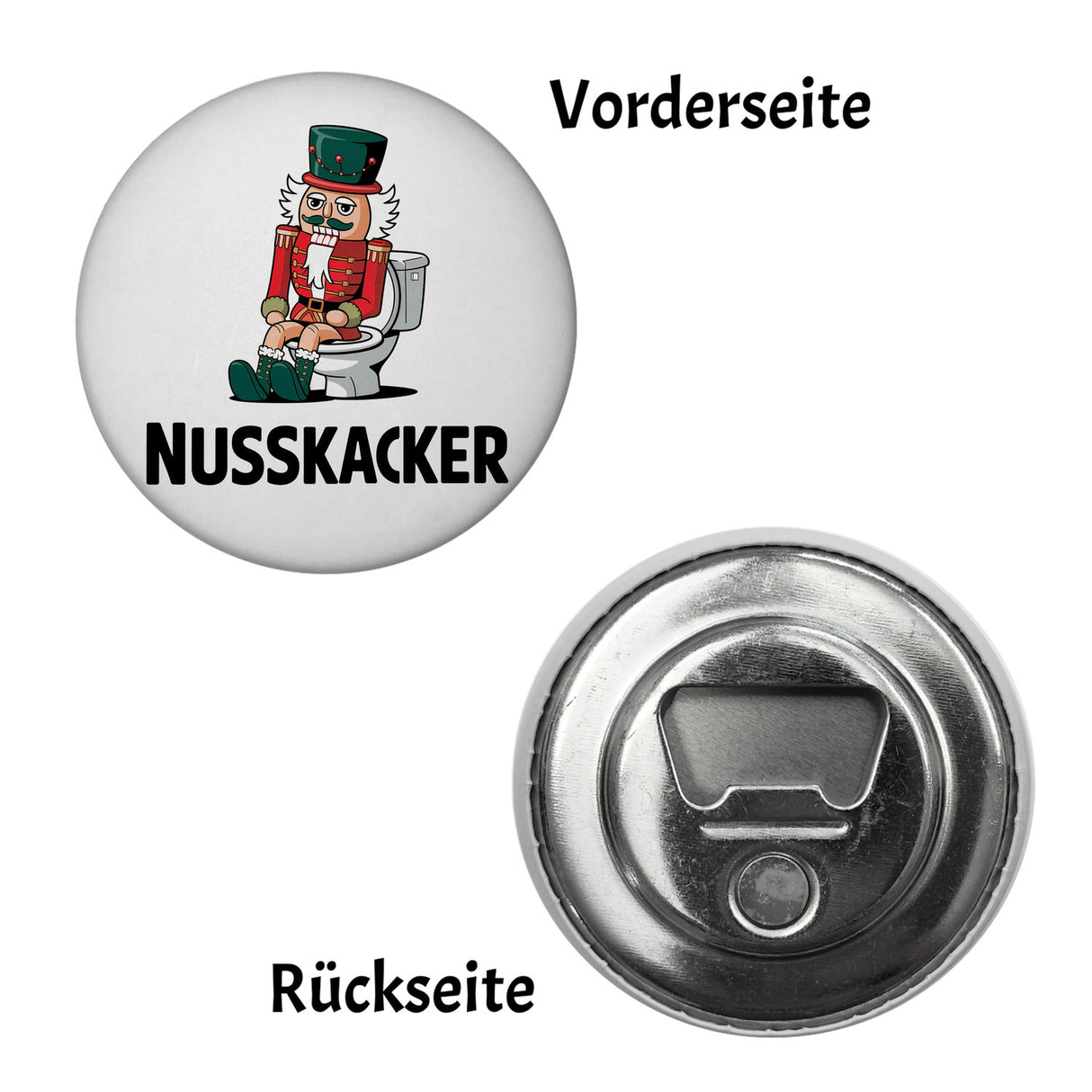 Nussknacker auf Toilette Magnet - Nusskacker