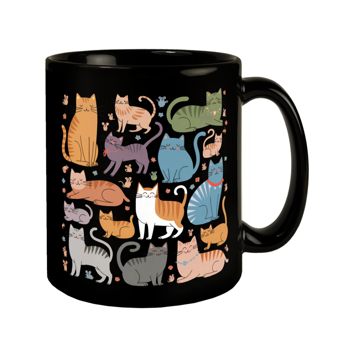 Katz und Maus Tasse für Tierliebhaber