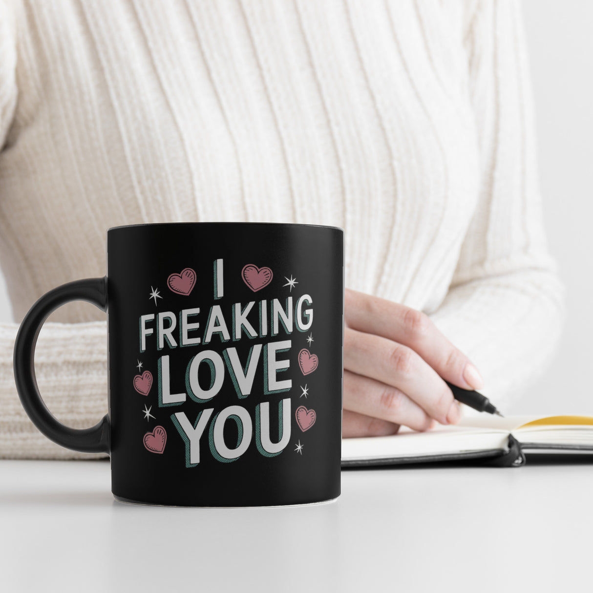 I Freaking Love You Tasse für deinen Schatz