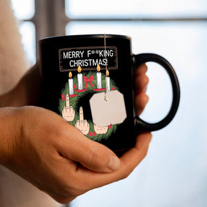 Adventskranz Merry F**king Christmas Tasse