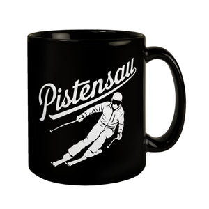 Skifahrer Pistensau Tasse