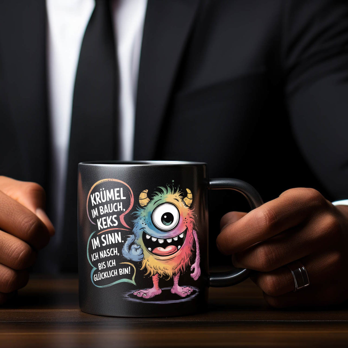 Monster Krümel Tasse - Keks im Sinn