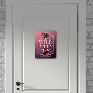 LILLET WILD BERRY Metallschild in 15x20 cm