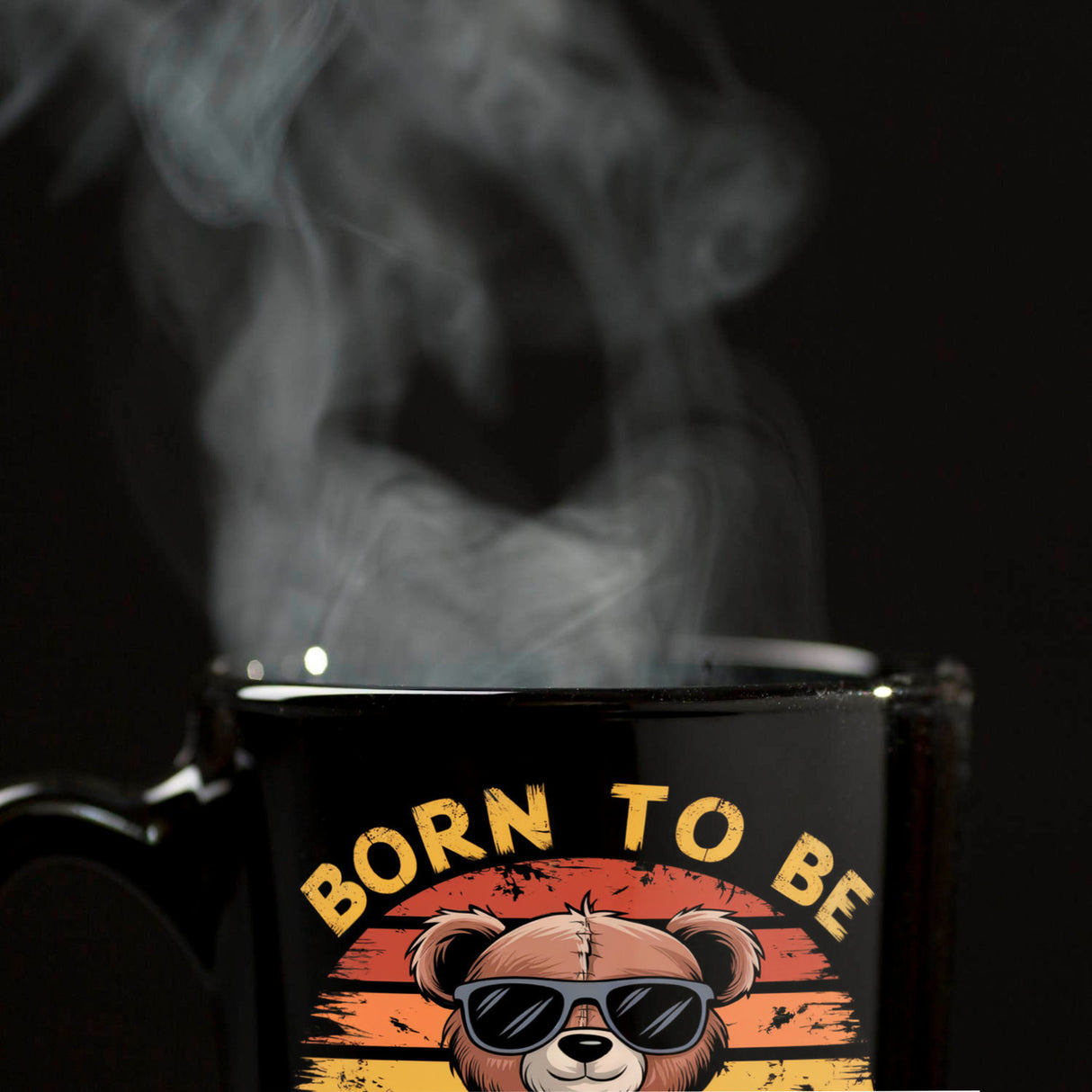 Bär mit Sonnenbrille - Born to be awesome Tasse