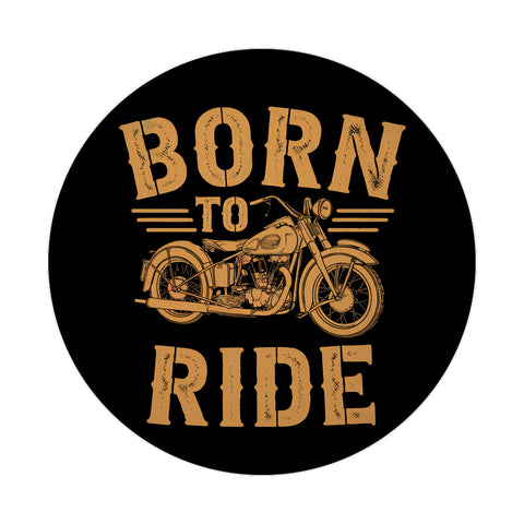 Vintage-Motorrad Born to Ride Magnet