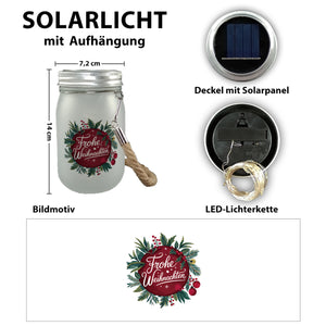 Weihnachtsdesign - Frohe Weihnachten Solarlicht