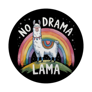 Aquarell Lama - No Drama Lama Magnet