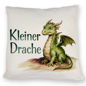 niedlicher grüner kleiner Drache Kissen