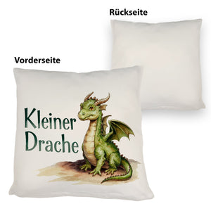 niedlicher grüner kleiner Drache Kissen