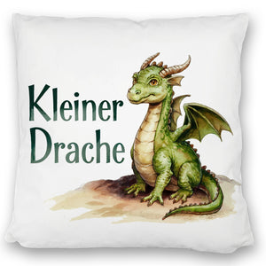 niedlicher grüner kleiner Drache Kissen