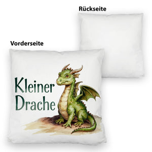 niedlicher grüner kleiner Drache Kissen