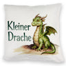 niedlicher grüner kleiner Drache Kissen