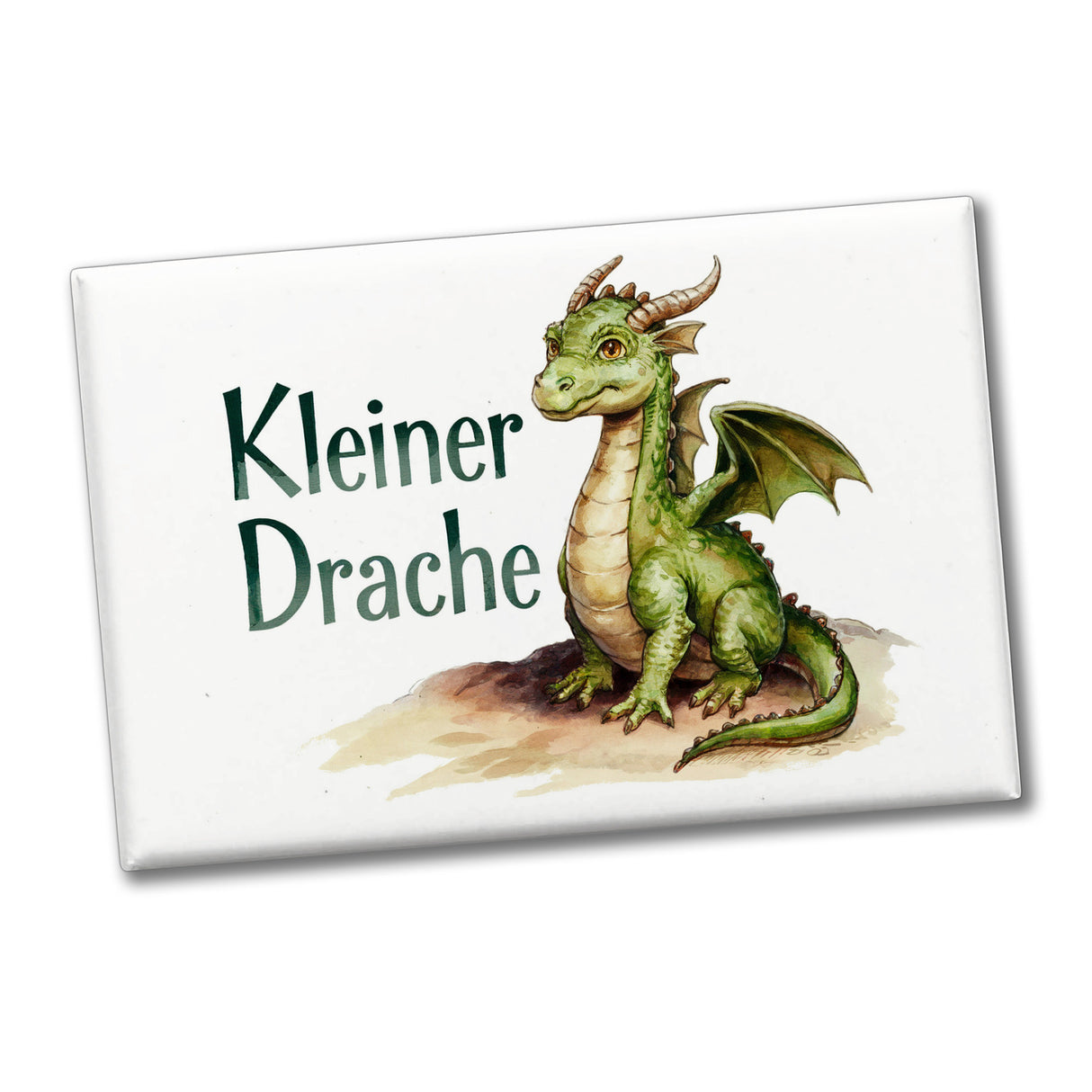 niedlicher grüner Drache Souvenir Souvenir Magnet