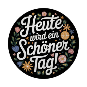 Bunte Blumen Magnet - Schöner Tag