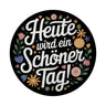 Bunte Blumen Magnet - Schöner Tag