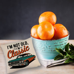 Vintage-Auto Kissen - I'M NOT OLD, I'M CLASSIC