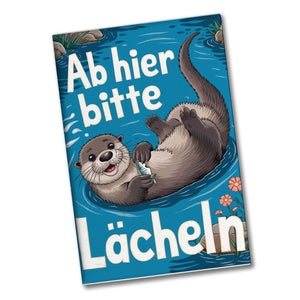 Lachender Otter - Bitte lächeln Souvenir Souvenir Magnet