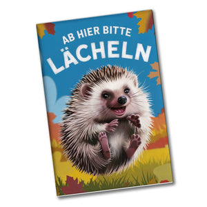 Fröhlicher Igel - Bitte Lächeln Souvenir Souvenir Magnet