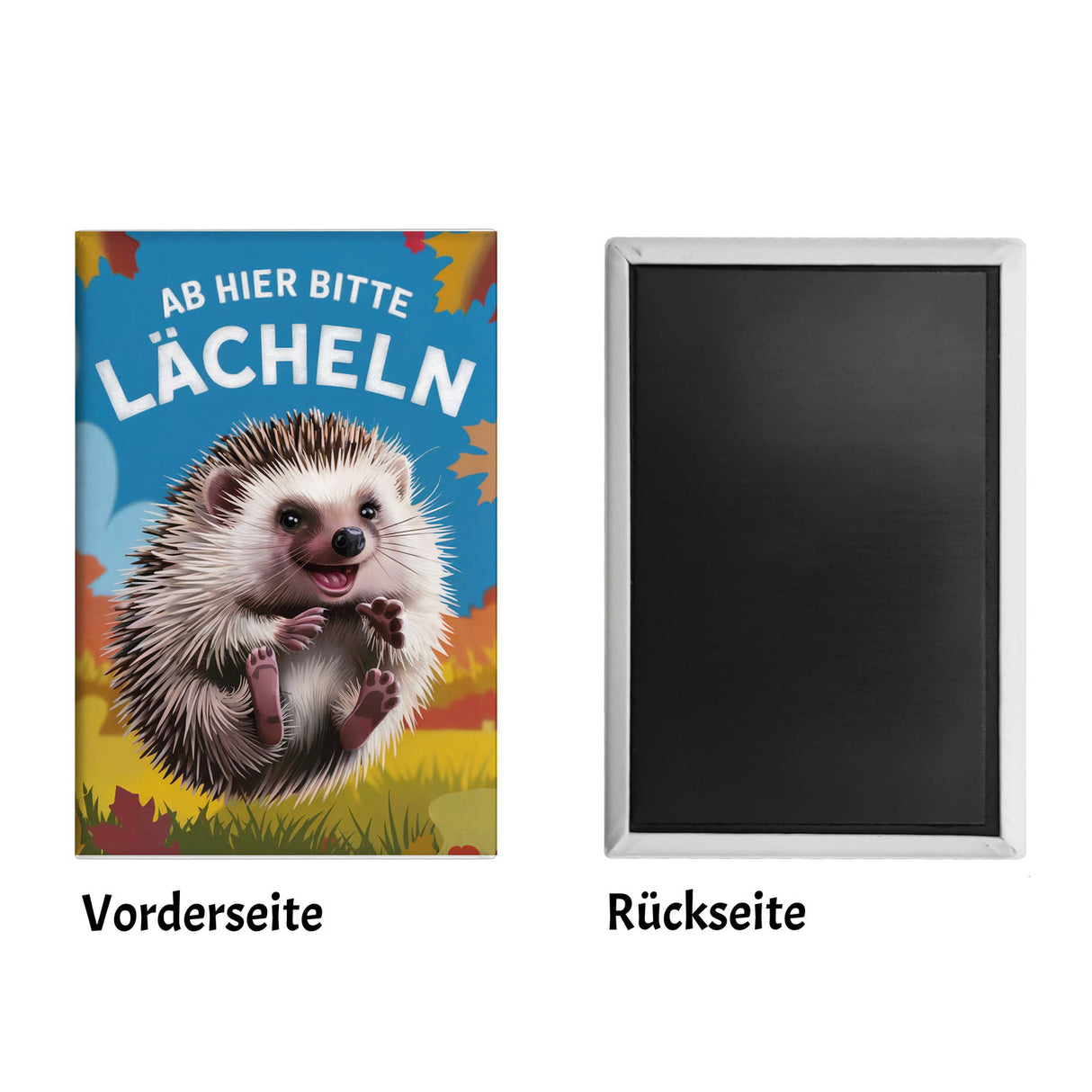 Fröhlicher Igel - Bitte Lächeln Souvenir Souvenir Magnet