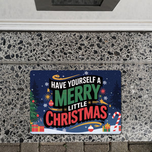 HAVE YOURSELF A MERRY LITTLE CHRISTMAS Fußmatte in 35x50 cm ohne Rand