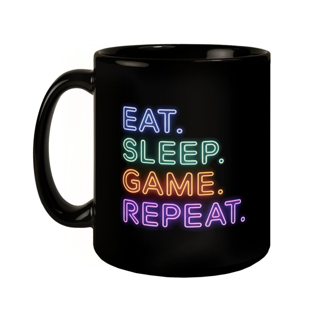 EAT SLEEP GAME REPEAT Tasse für Zocker und Gamer