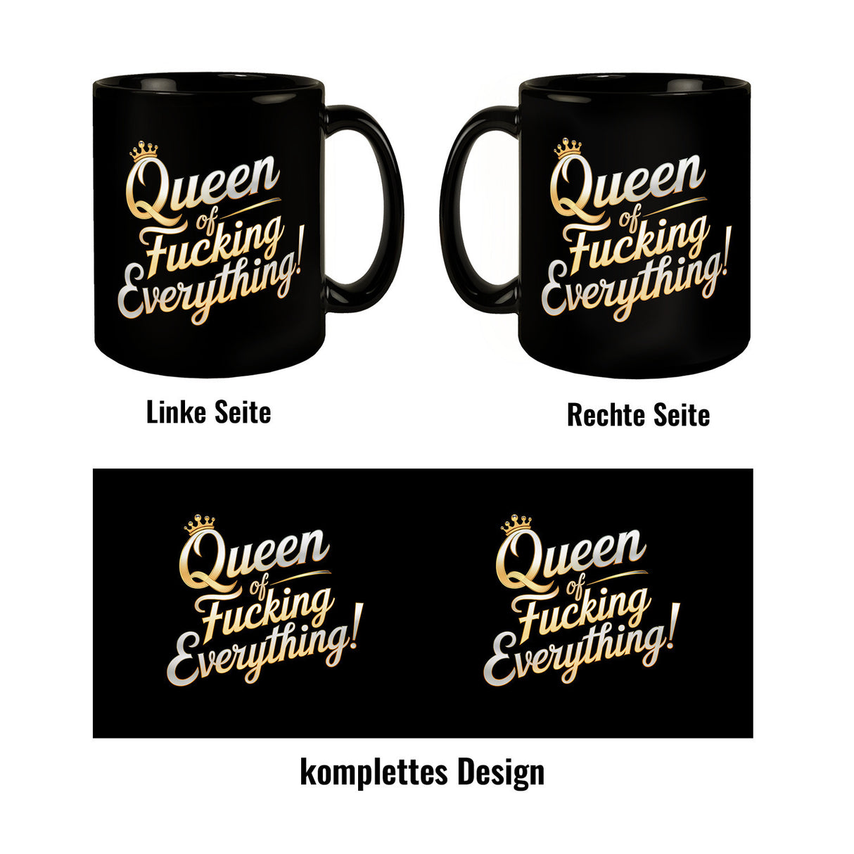 Queen of fucking Everything Tasse