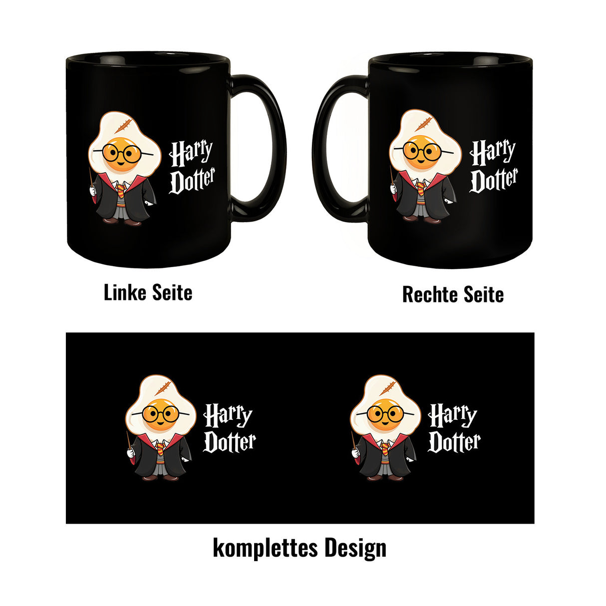 Spiegelei Harry Dotter Tasse