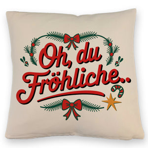 Festliches Kissen - Oh du Fröhliche…