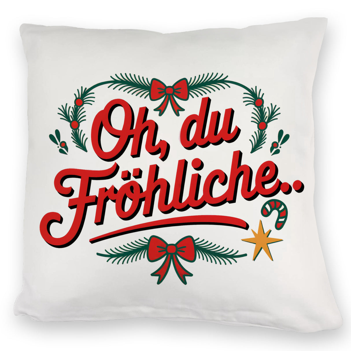 Festliches Kissen - Oh du Fröhliche…