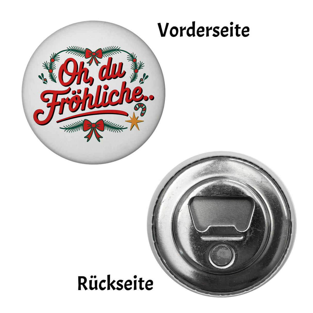 Weihnachtsdesign Magnet - Oh du Fröhliche