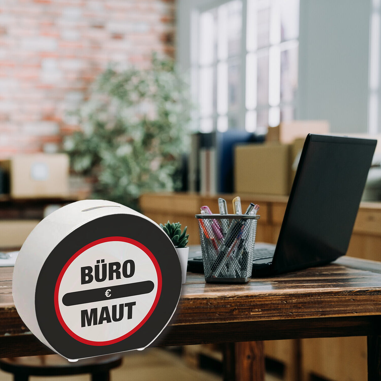 Büro Maut Spardose