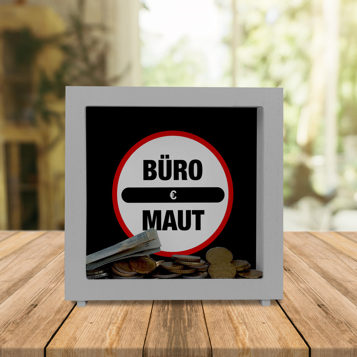 Büro Maut Spardose