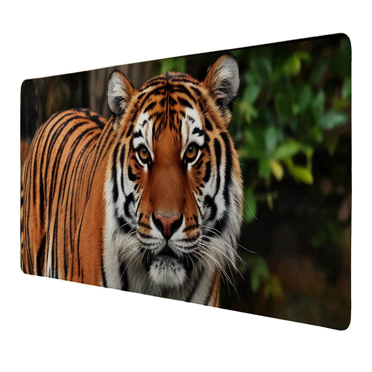 Tiger Schreibtischunterlage 69x31cm XXL Mauspad - Wildes Design für Ihr Büro