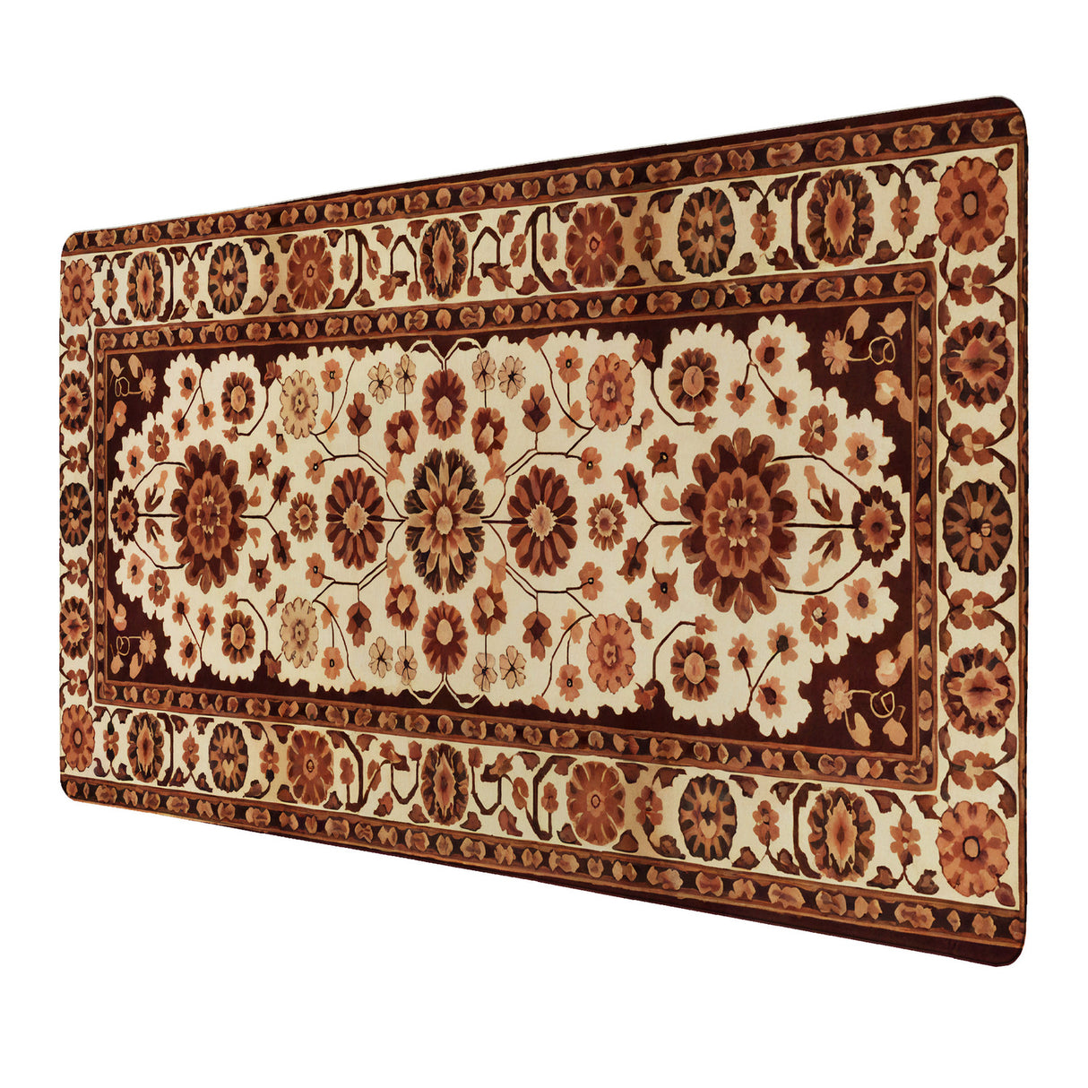 Orientalischer Teppich Schreibtischunterlage 69x31cm XXL Mauspad - Stilvolle und Funktionale Bürodekoration