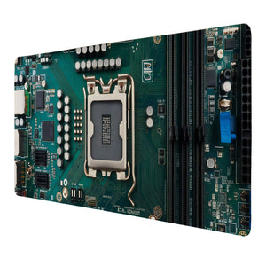 Motherboard Schreibtischunterlage 69x31cm XXL Mauspad - Technologisches Design für Ihren Arbeitsplatz