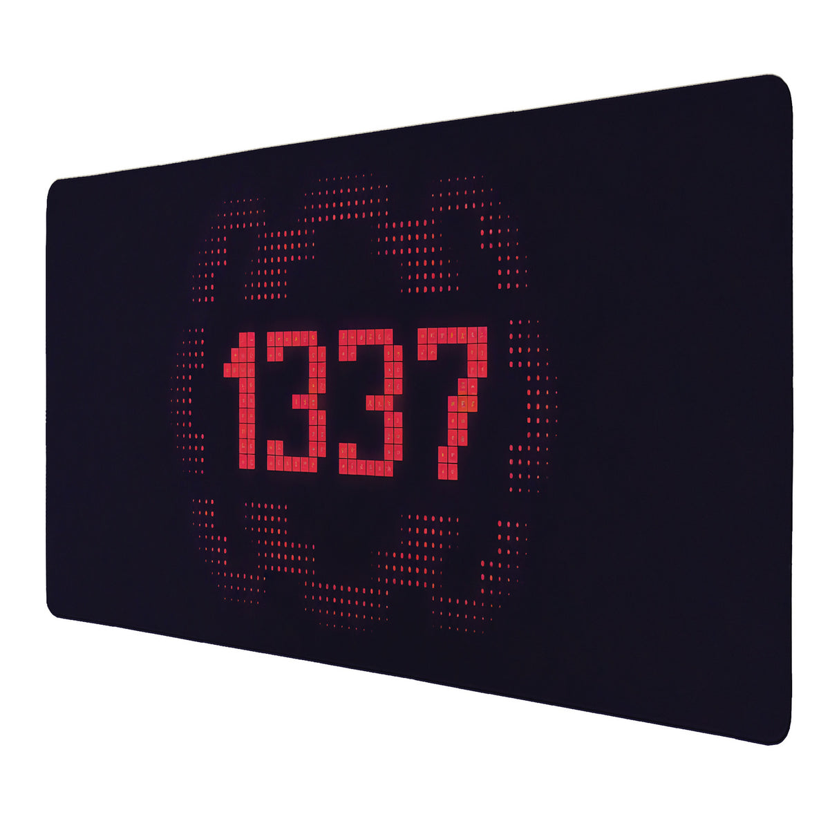 Code 1337 Gamer-Stil Schreibtischunterlage 69x31cm XXL Mauspad