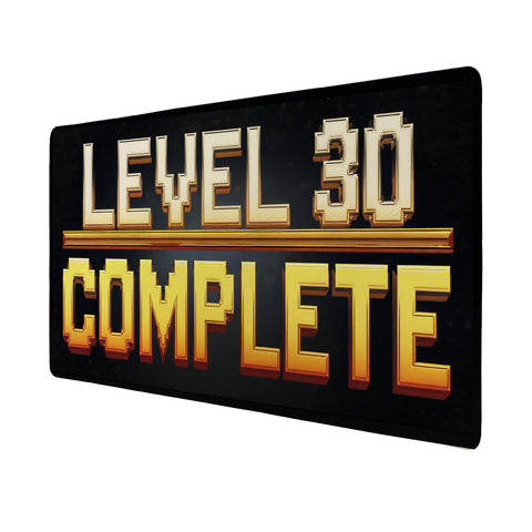 LEVEL 30 COMPLETE Schreibtischunterlage 69x31cm XXL Mauspad